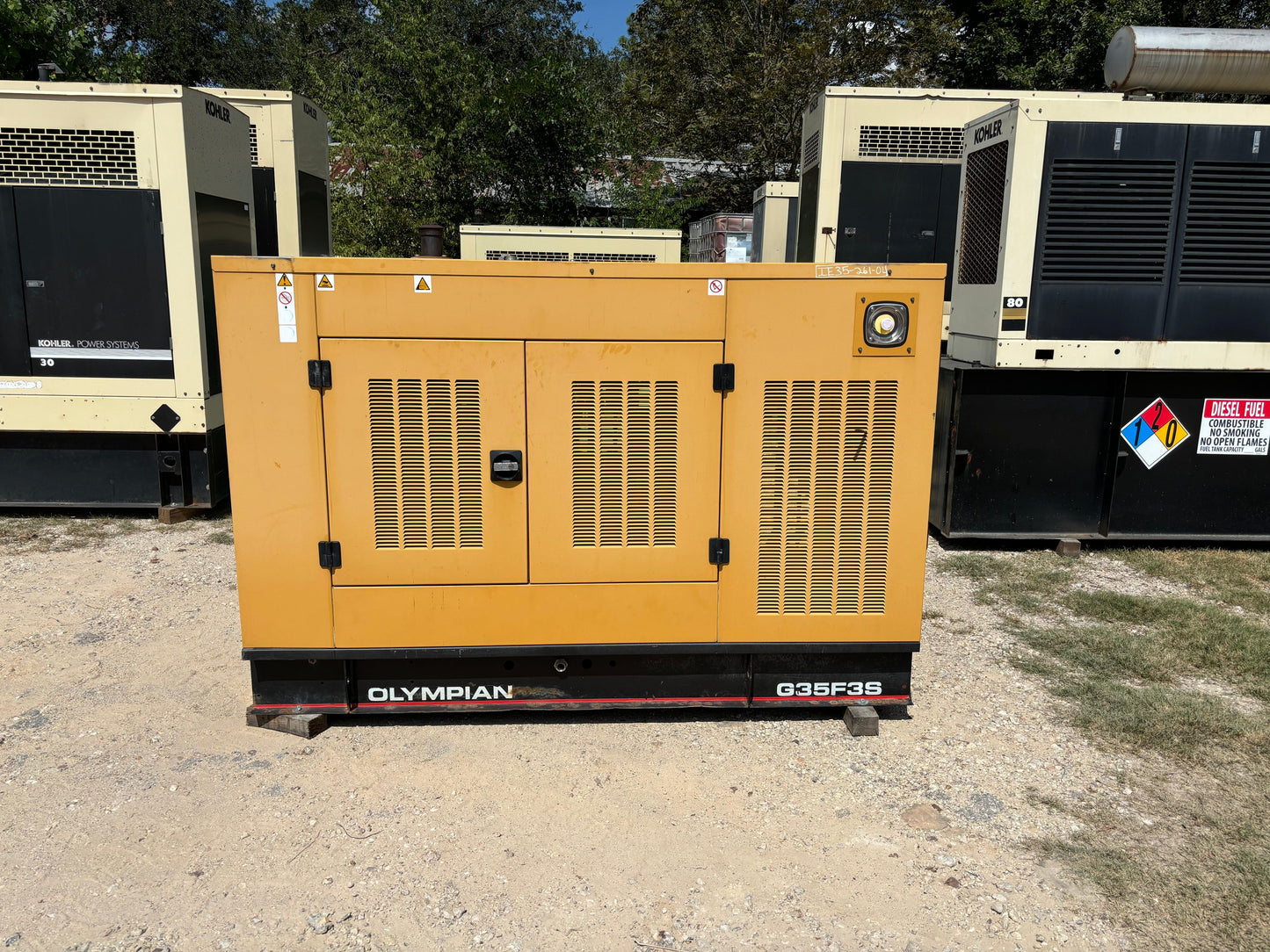 Olympian/Caterpillar 35kw Natural Gas/Propane Generator Set 684 hours - All-Red Services LLC