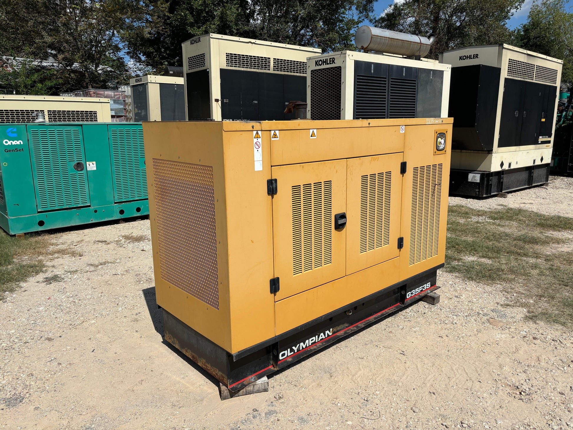 Olympian/Caterpillar 35kw Natural Gas/Propane Generator Set 684 hours - All-Red Services LLC