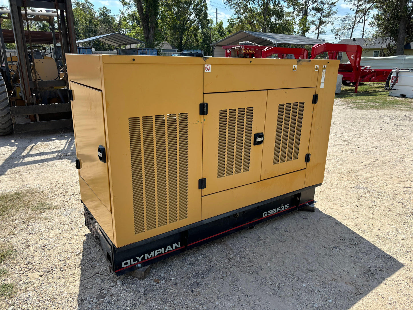 Olympian/Caterpillar 35kw Natural Gas/Propane Generator Set 684 hours - All-Red Services LLC