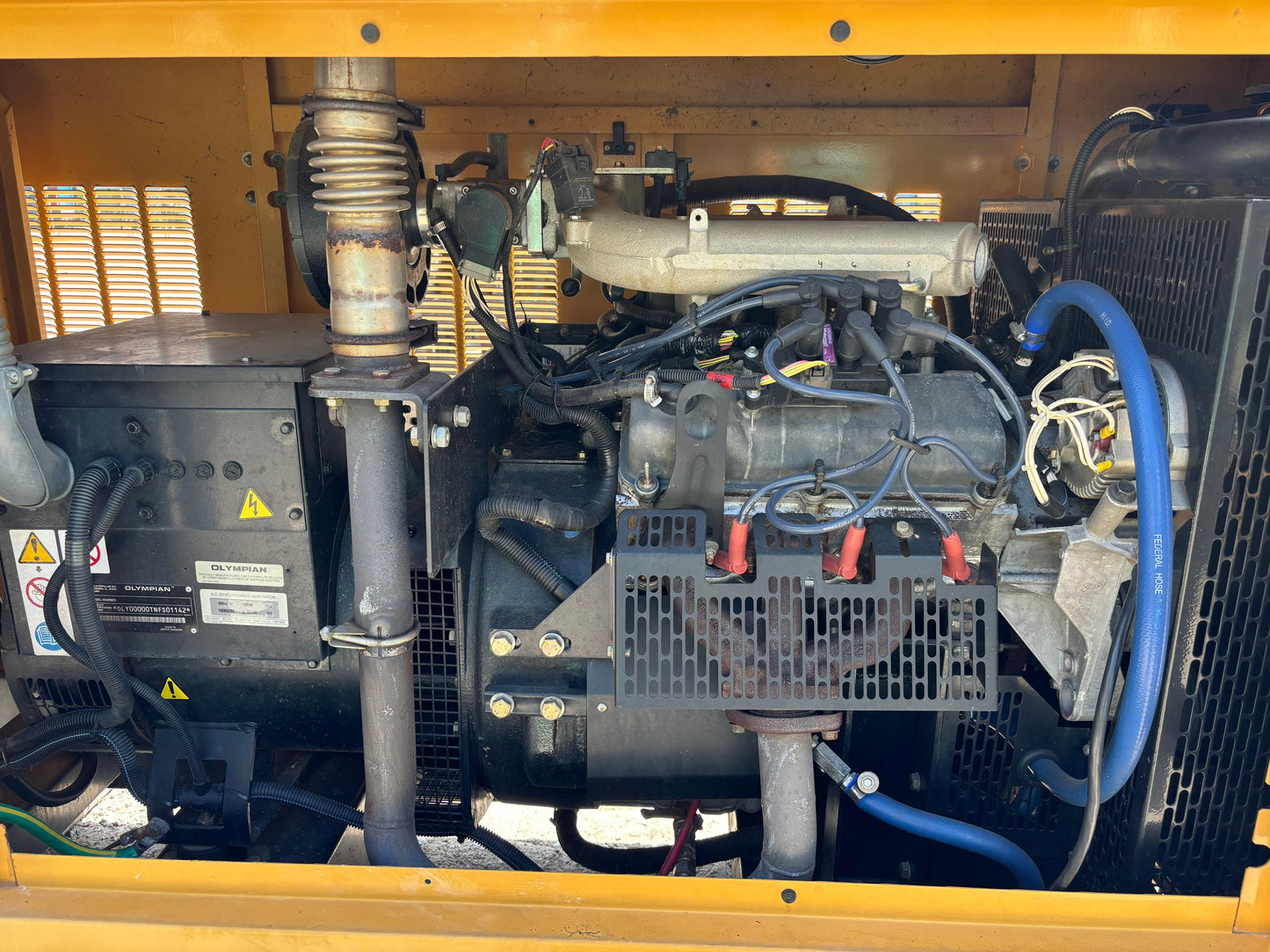 Olympian/Caterpillar 35kw Natural Gas/Propane Generator Set 684 hours - All-Red Services LLC