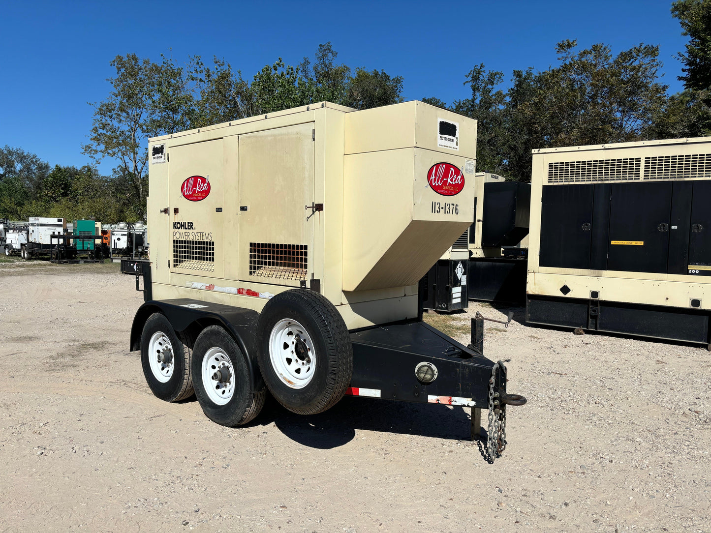 Rental Kohler 55kw Diesel Portable - All-Red Services LLC