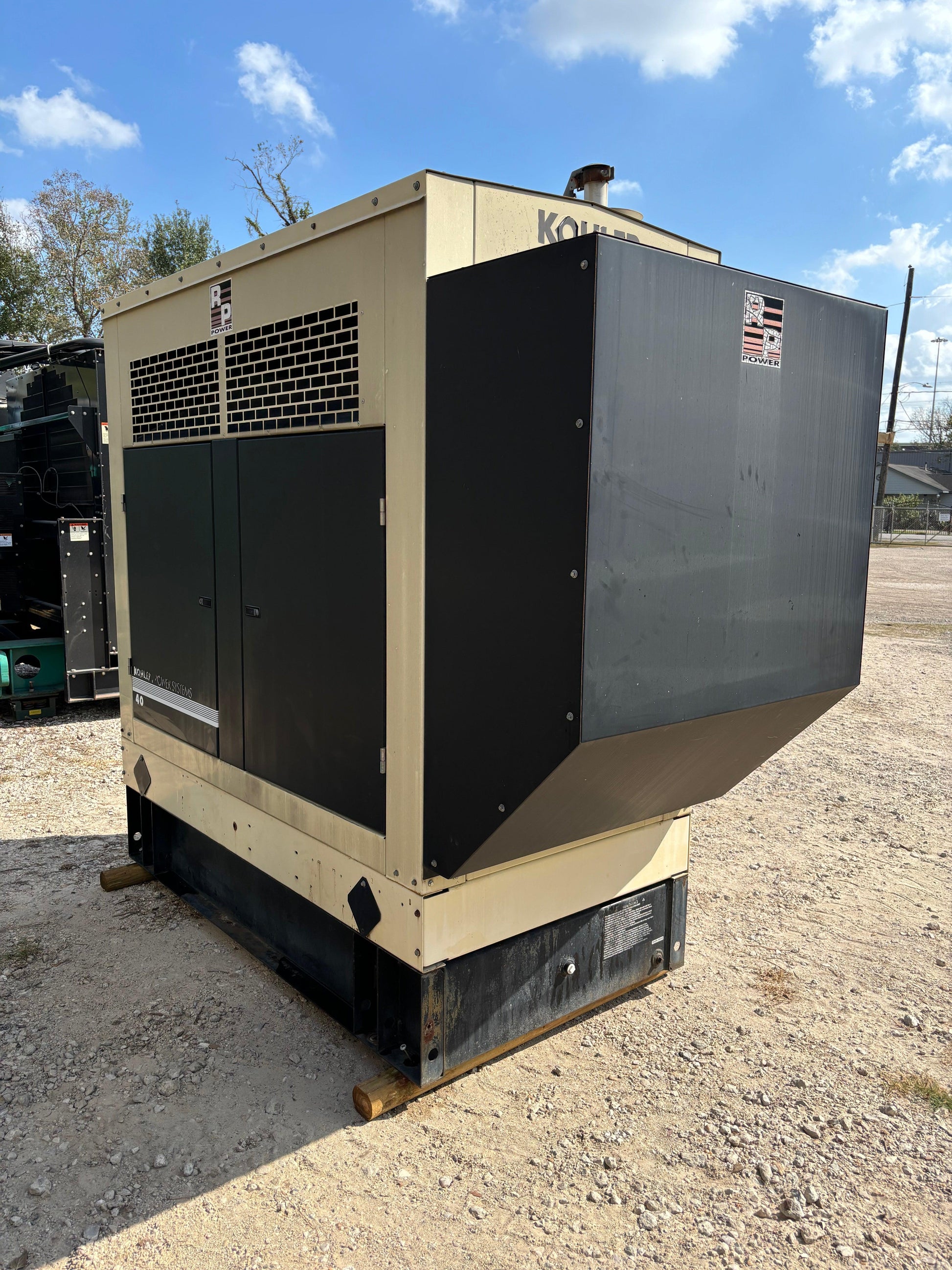 Kohler 40kw Diesel Generator John Deere Engine 301 Hours - All-Red Services LLC