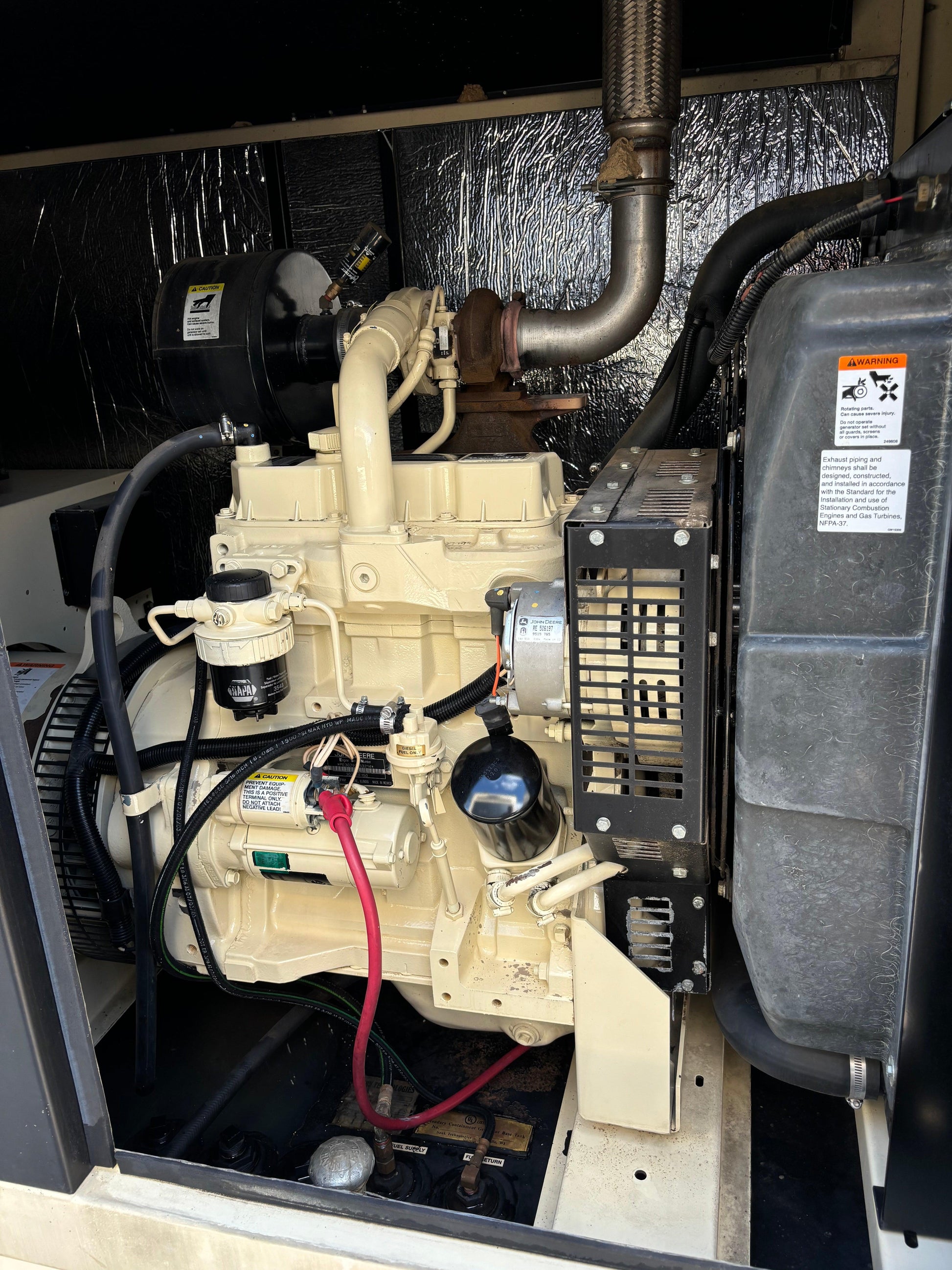 Kohler 40kw Diesel Generator John Deere Engine 301 Hours - All-Red Services LLC