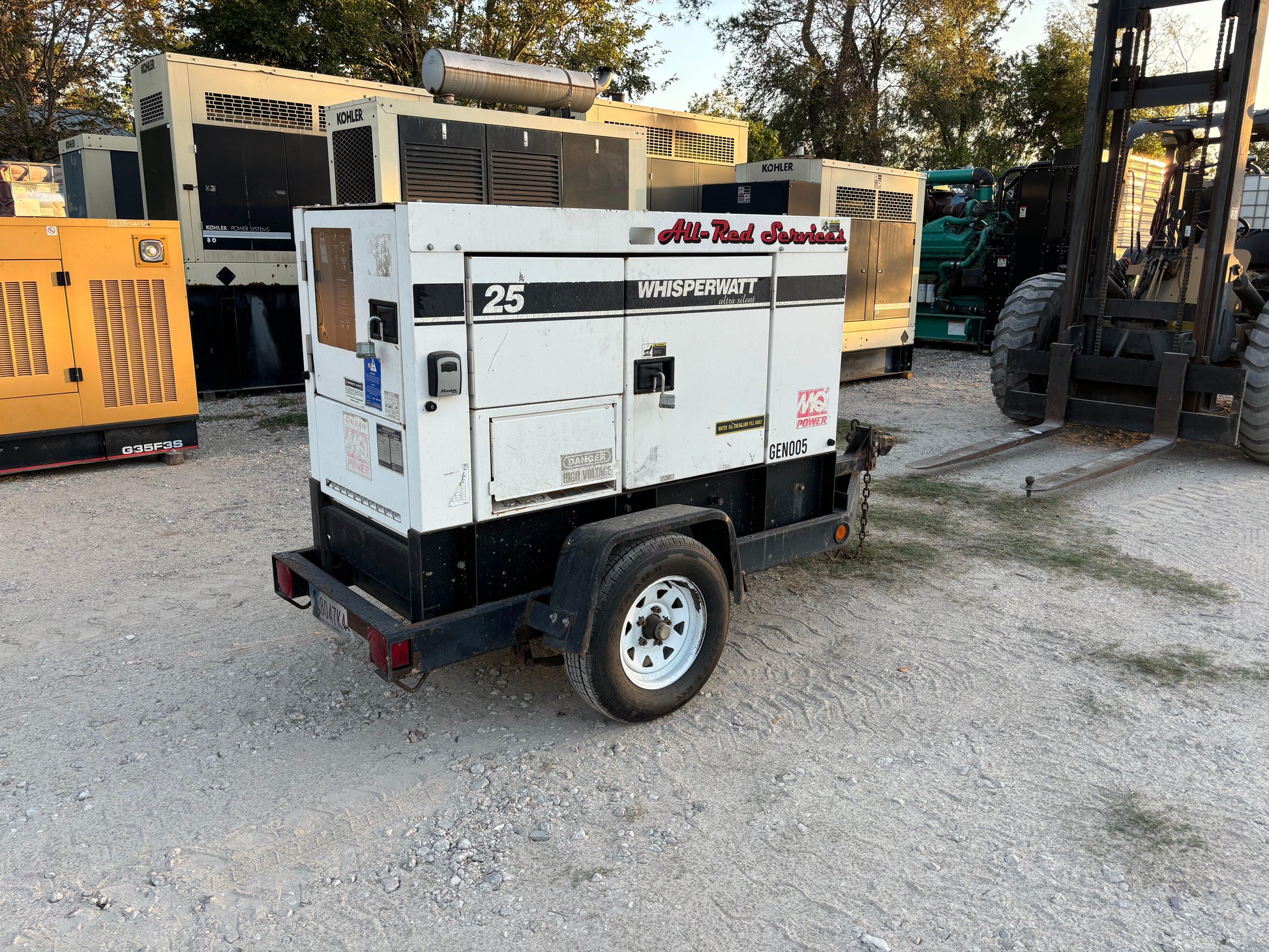 Rental MQ Power 20kw Diesel Portable - All-Red Services LLC