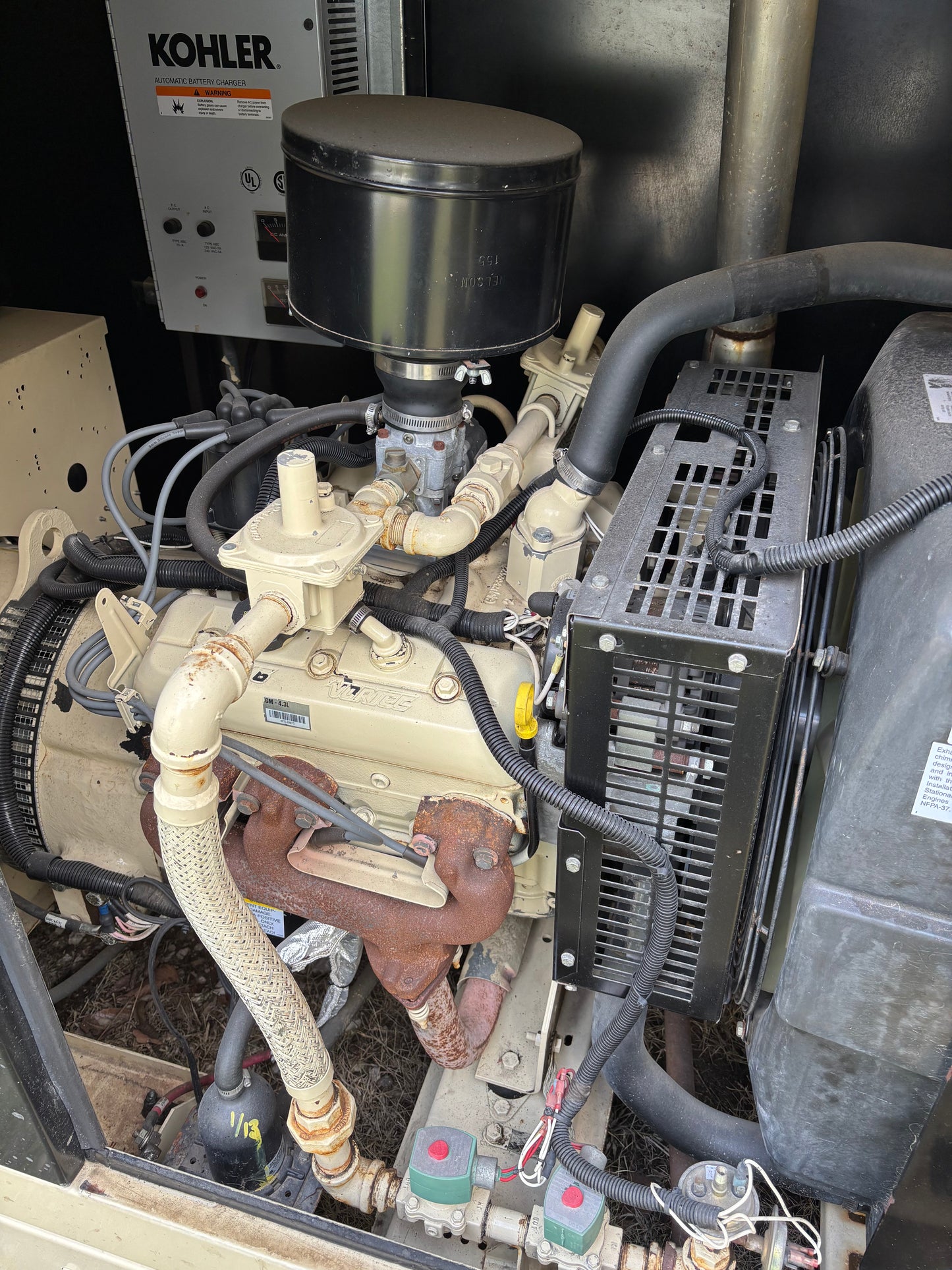 2006 Kohler 33kw Natural Gas Generator 430 hours