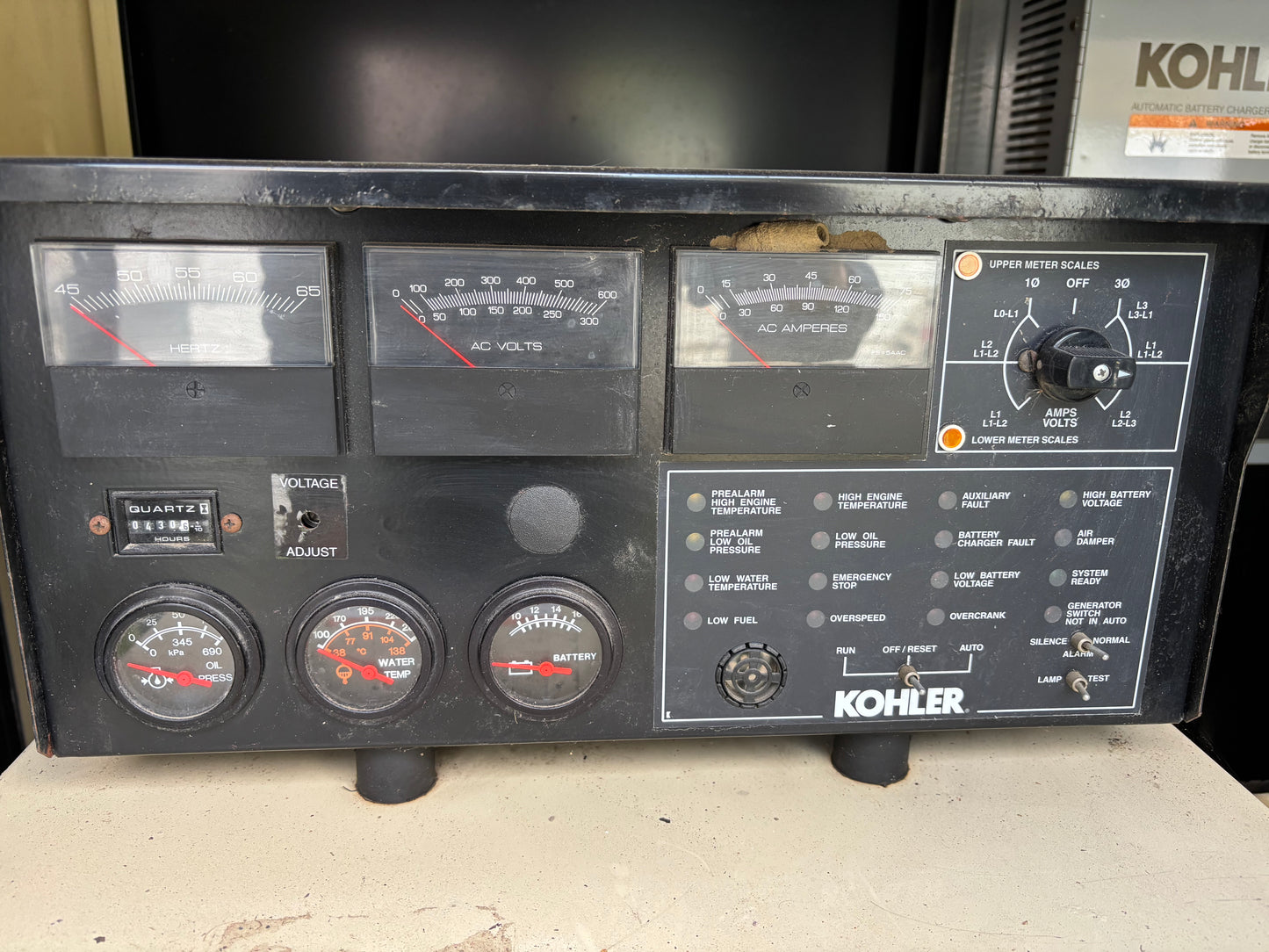 2006 Kohler 33kw Natural Gas Generator 430 hours