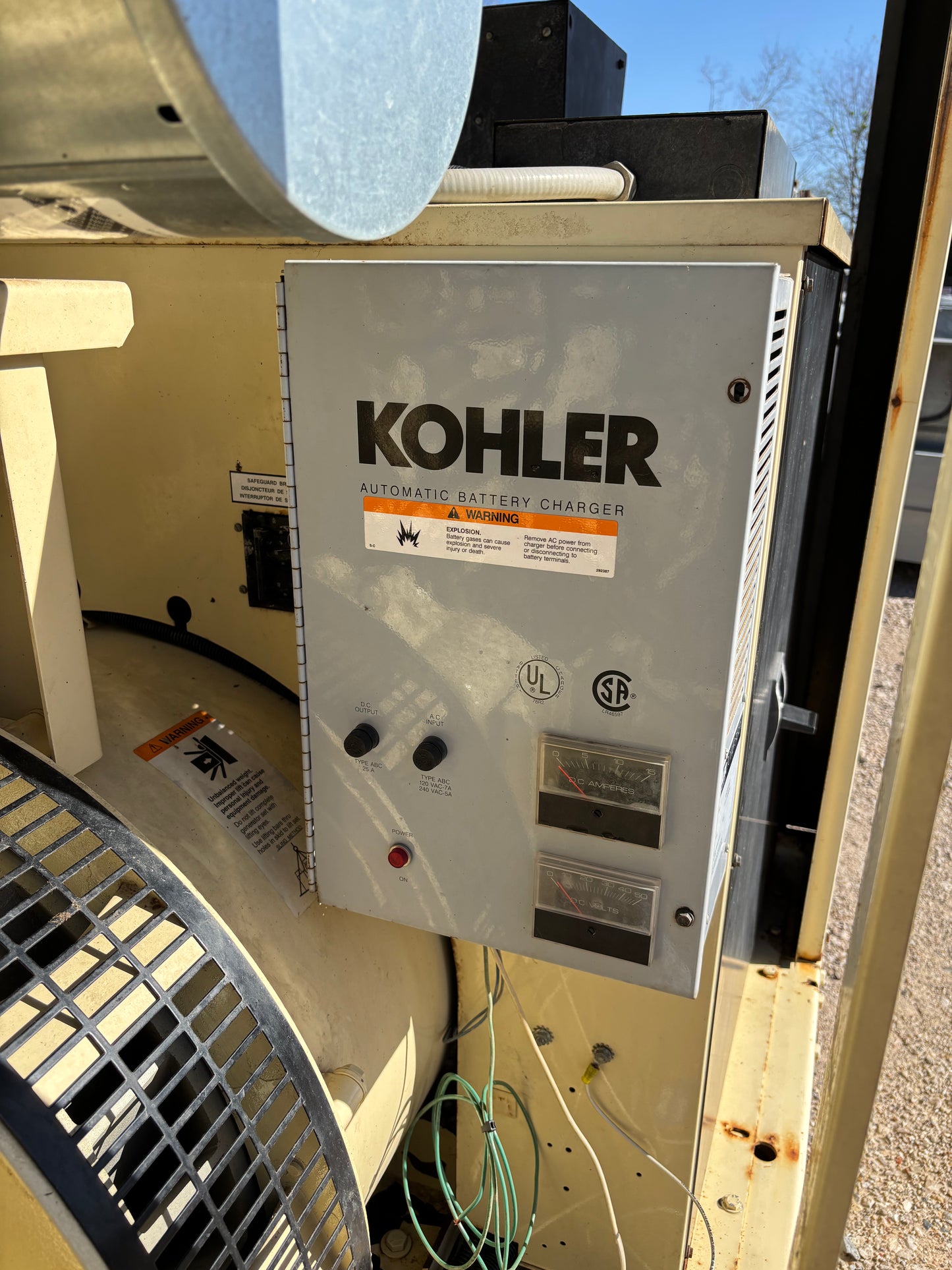 Kohler 255kw 319kva Natural Gas Generator 588 hours