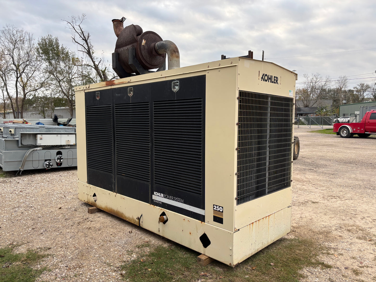 Kohler 255kw 319kva Natural Gas Generator 588 hours