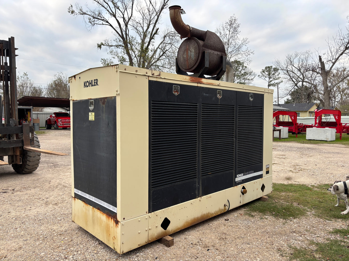 Kohler 255kw 319kva Natural Gas Generator 588 hours