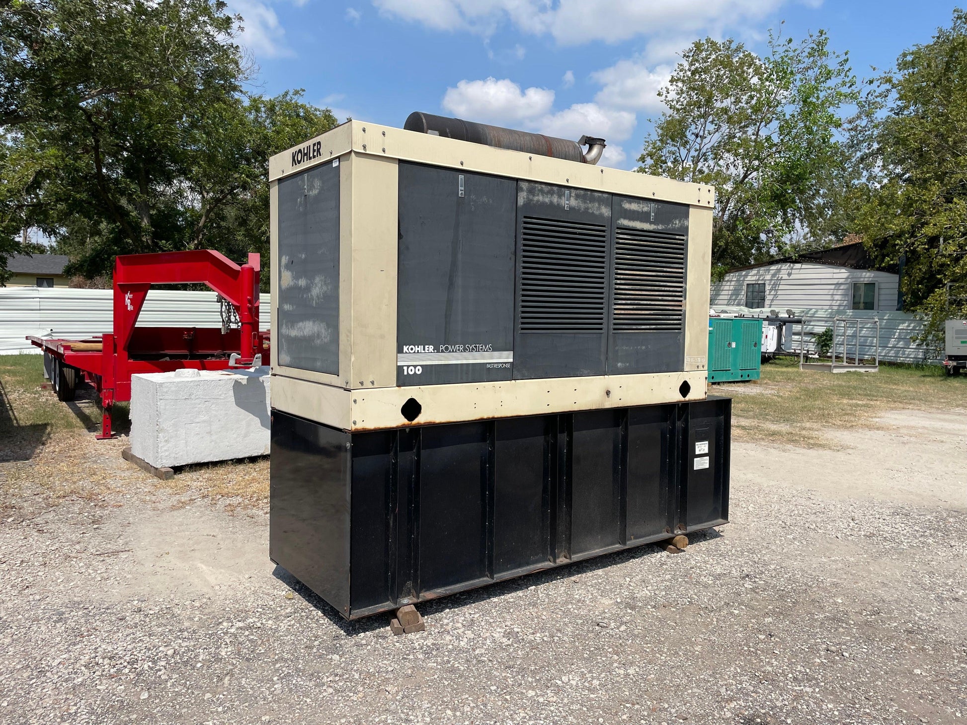 Kohler 105kw 131Kva Diesel Generator John Deere Engine 775 Hours - All-Red Services LLC