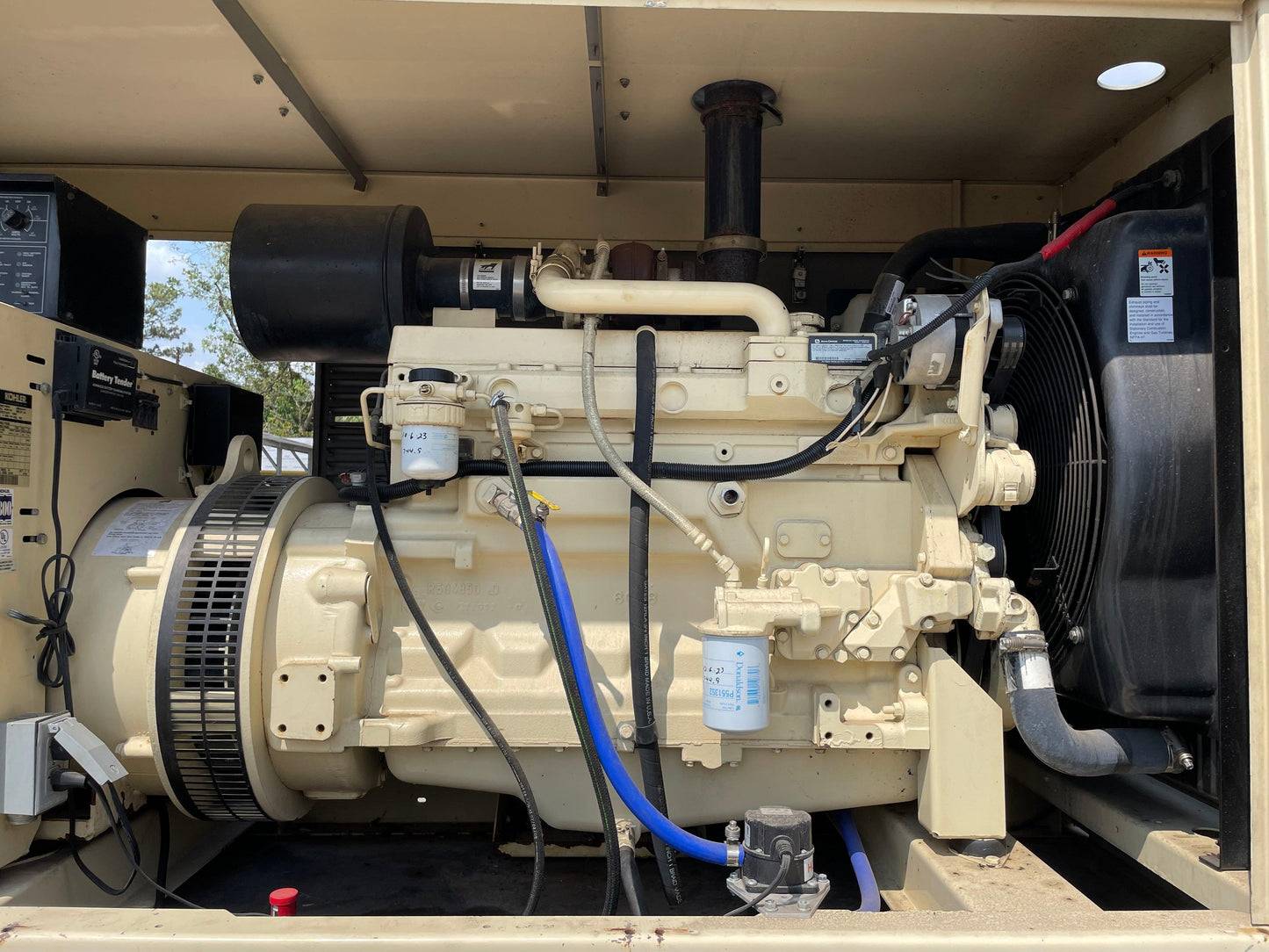 Kohler 105kw 131Kva Diesel Generator John Deere Engine 775 Hours - All-Red Services LLC