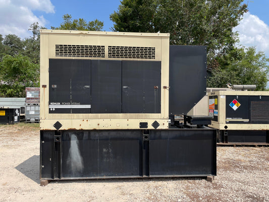 2007 Kohler 80kw Diesel Generator John Deere Engine 1,901 Hours - All-Red Services LLC